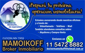 Auspicio Pr Mamoikoff Broker Inmobiliario