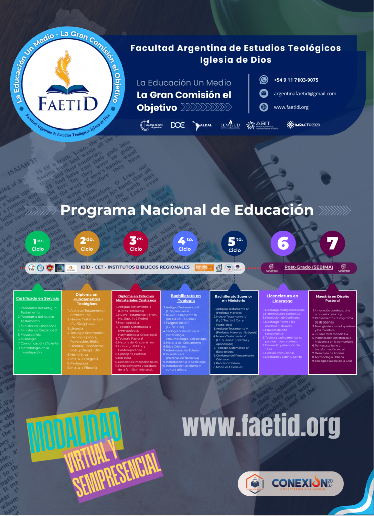 Facultad Argentina de Estudios Teológicos Iglesia de Dios